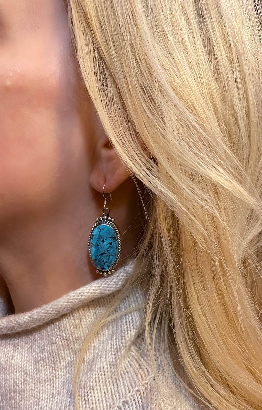 Kingman Turquoise Earring