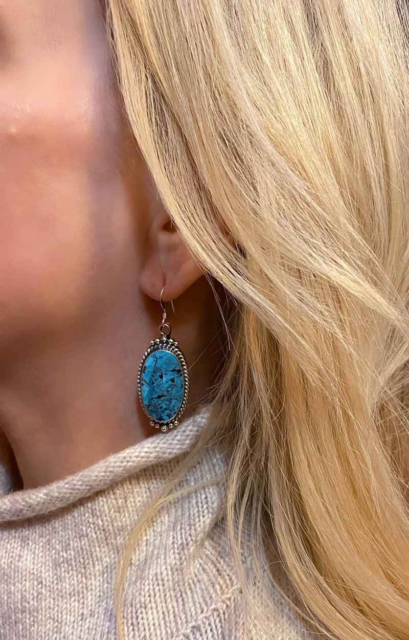 Kingman Turquoise Earring