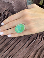 Kingman Turquoise Solitaire Ring