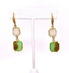 Drusy and Max Chrysoprase Earrings