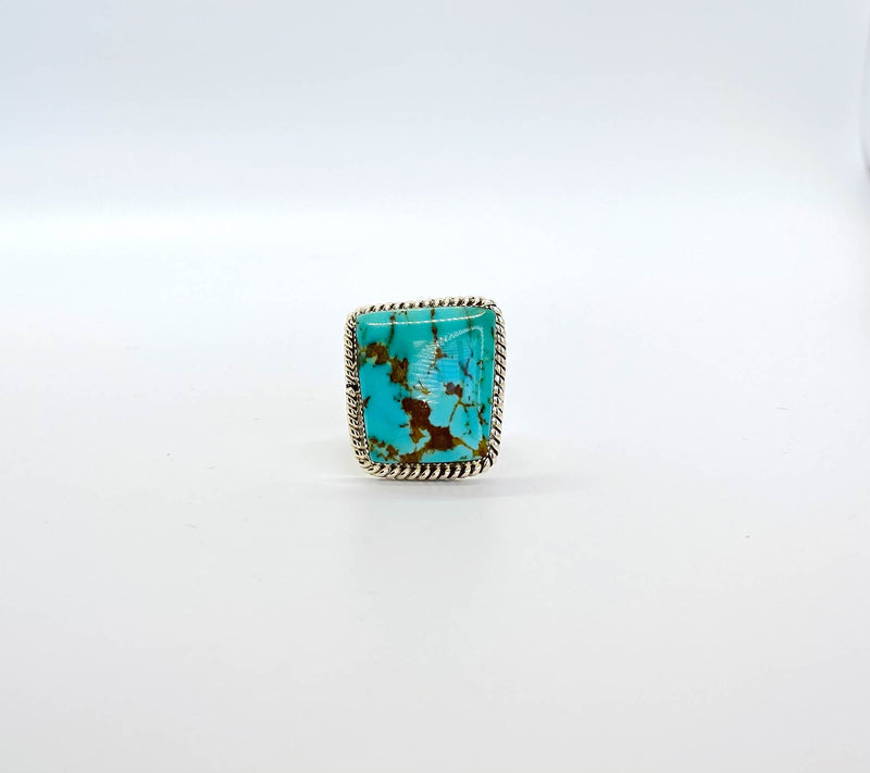 Exclusive Ceremonial Kingman Turquoise Freeform Ring